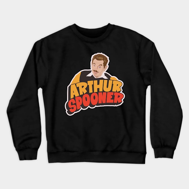 Arthur Spooner Illustration - Quirky Charm from King of Queens Crewneck Sweatshirt by Boogosh